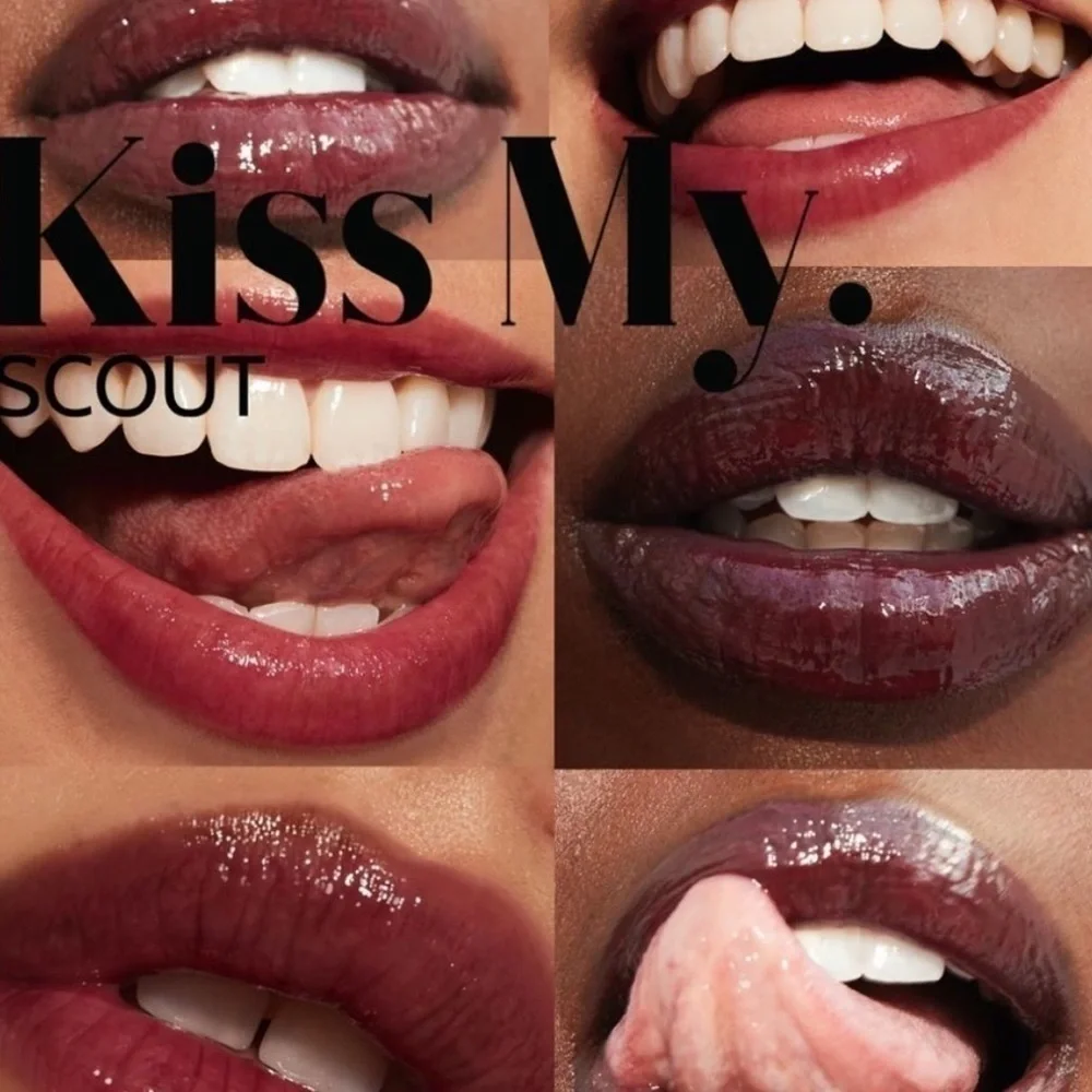 ROEN Beauty Kiss My Liquid Lip Balm Scout Deep Berry Wine New in‎ Box 3ml